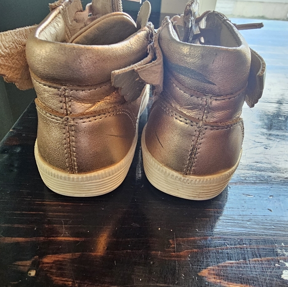 Old soles leather hightops with wings - Picture 5 of 5